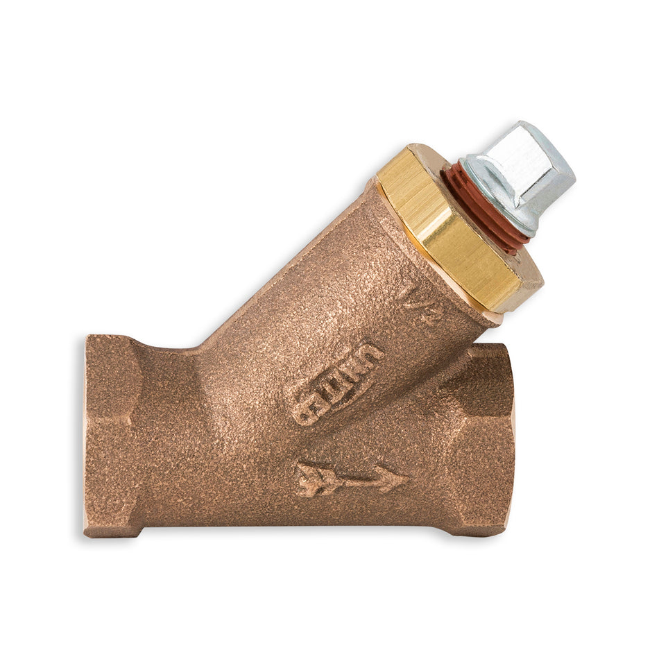 United Brass Works Strainer with Plug