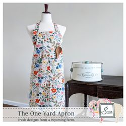 Sewn Wyoming 1 Yard Apron Pattern
