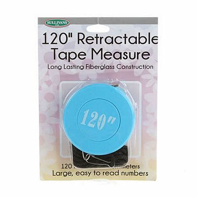 Sullivans 120in Blue Retractable Tape Measure