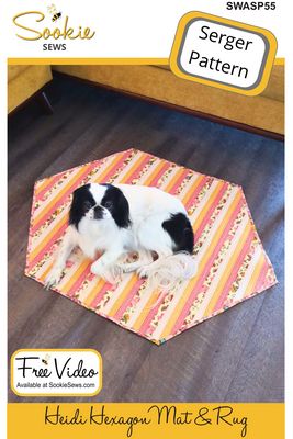 Sookie Sews Heidi Hexagon Serger Mat & Rug