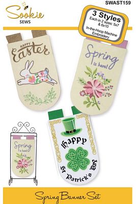 Sookie Sews Spring Banner Set Ith