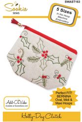 Sookie Sews Holly-Day Clutch Ith Pattern