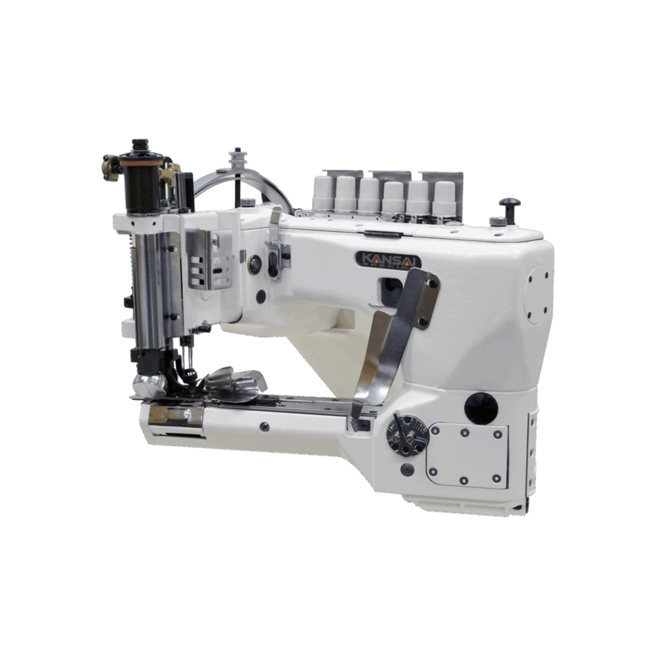 Kansai Special SQ・SX SERIES - 3 Needle, Feed-Off-The-Arm Double Chain Stitch Sewing Machine for Lap Seaming