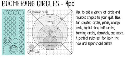 Sariditty Boomerang/Circles Set-Low Shank 3mm