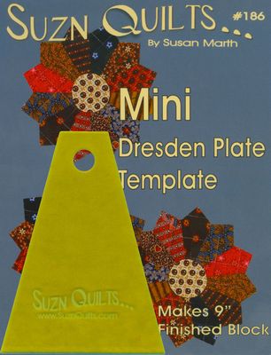 Suzn Quilts Mini Dresden Template