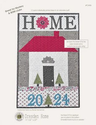 Suzn Quilts Dresden Home - 12 Step Sew Pattern