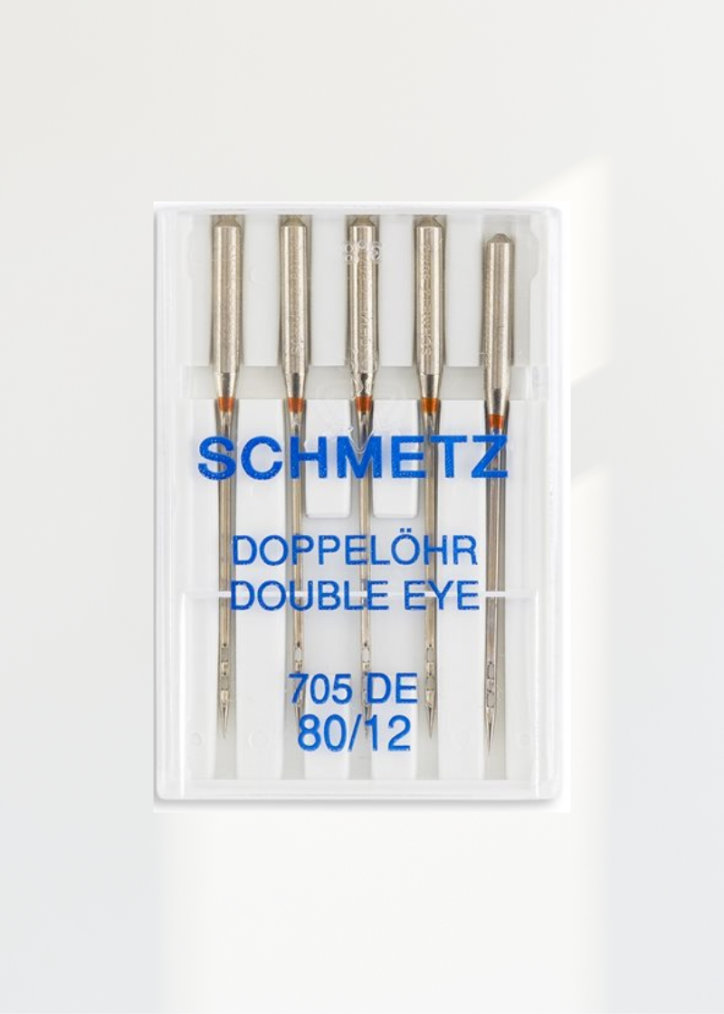Schmetz Double Eye Home Machine Needles - 15x1, 705 DE - 5/Pack