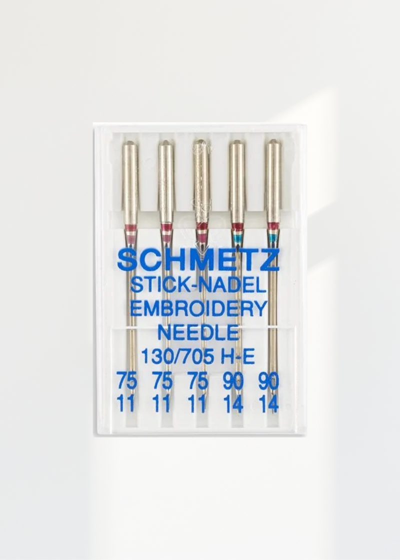 Schmetz Embroidery Home Machine Needles - 15x1, 130/705 H-E - 5/Pack