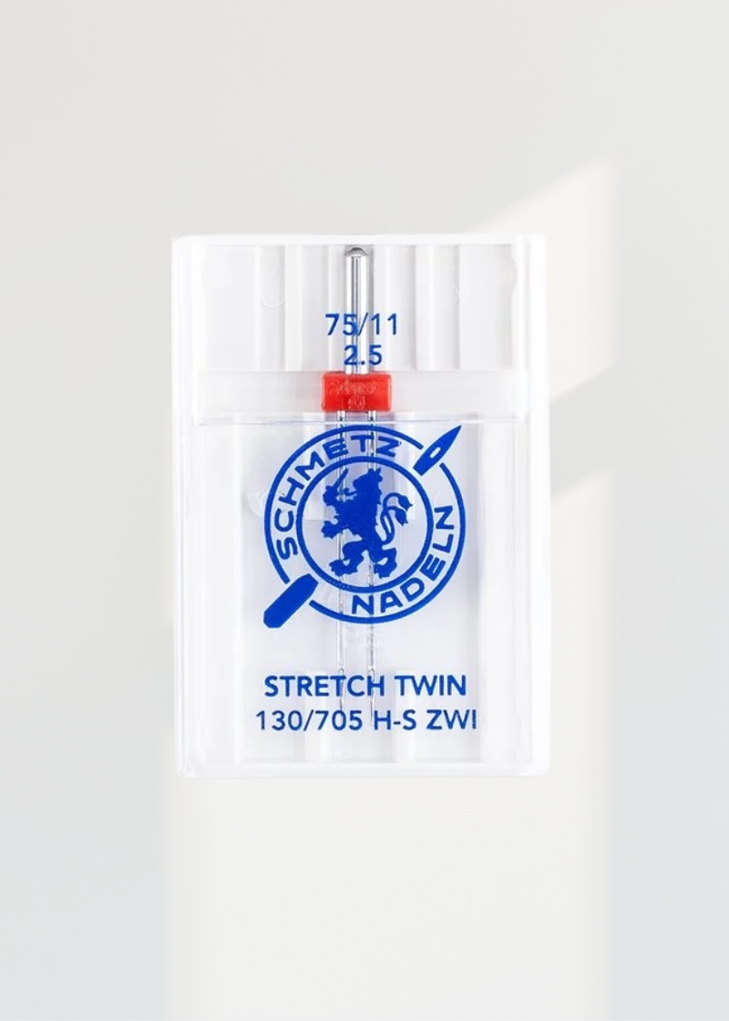 Schmetz Stretch Ball Point Twin Home Machine Needles - 2.5mm 130/705 H-S ZWI - 1/Pack