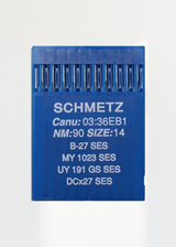 Schmetz Ball Point Industrial Machine Needles - B-27 SES, MY 1023 SES, UY 191 GS SES, DCx27 SES - 10/Pack