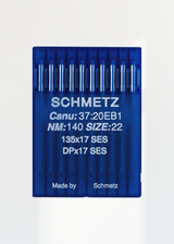 Schmetz Ball Point Industrial Machine Needles - 135x17 SES, DPx17 SES - 10/Pack