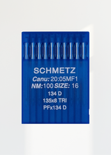 Schmetz Leather Industrial Machine Needles - 135x8 TRI, PFx134D, DPx8, 134D, 134KKD - 10/Pack