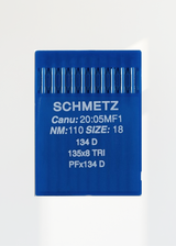 Schmetz Leather Industrial Machine Needles - 135x8 TRI, PFx134D, DPx8, 134D, 134KKD - 10/Pack