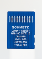 Schmetz Light Ball Point Industrial Machine Needles - DBx1 SES, 16x231 SES, 287 WH SES, 1738 (A) SES - 10/Pack