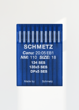 Schmetz Light Ball Point Industrial Machine Needles - 134 SES, 135x5 SES, DPx5 SES - 10/Pack