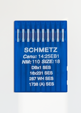 Schmetz Light Ball Point Industrial Machine Needles - DBx1 SES, 16x231 SES, 287 WH SES, 1738 (A) SES - 10/Pack