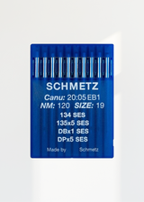Schmetz Light Ball Point Industrial Machine Needles - 134 SES, 135x5 SES, DPx5 SES - 10/Pack