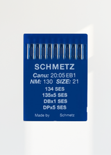 Schmetz Light Ball Point Industrial Machine Needles - 134 SES, 135x5 SES, DPx5 SES - 10/Pack