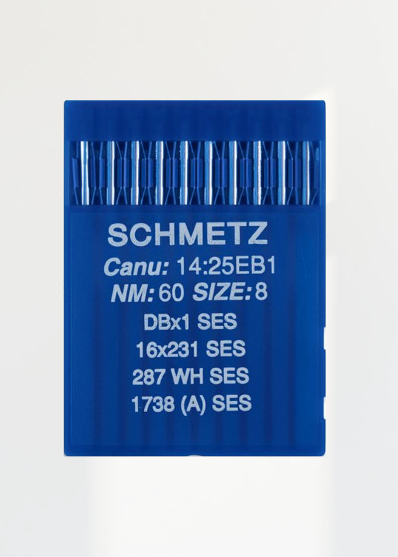 Schmetz Light Ball Point Industrial Machine Needles - DBx1 SES, 16x231 SES, 287 WH SES, 1738 (A) SES - 10/Pack