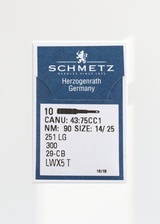 Schmetz Long Regular Point Industrial Machine Needles - 251 LG, 300, 29-CB, LWx5 T - 10/Pack