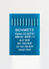 Schmetz Medium Ball Point Serger Overlock Industrial Machine Needles - B-27 SUK, MY 1023 SUK, UY 191 GS SUK, DCx27 SUK - 10/Pack