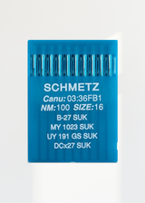 Schmetz Medium Ball Point Serger Overlock Industrial Machine Needles - B-27 SUK, MY 1023 SUK, UY 191 GS SUK, DCx27 SUK - 10/Pack