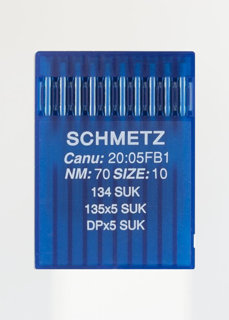 Schmetz Medium Ball Point Straight Stitch Industrial Machine Needles - 134 SUK, 135x5 SUK, DPx5 SUK - 10/Pack