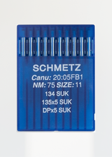 Schmetz Medium Ball Point Straight Stitch Industrial Machine Needles - 134 SUK, 135x5 SUK, DPx5 SUK - 10/Pack
