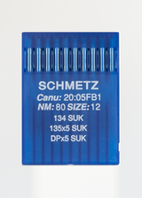 Schmetz Medium Ball Point Straight Stitch Industrial Machine Needles - 134 SUK, 135x5 SUK, DPx5 SUK - 10/Pack