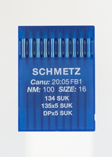 Schmetz Medium Ball Point Straight Stitch Industrial Machine Needles - 134 SUK, 135x5 SUK, DPx5 SUK - 10/Pack
