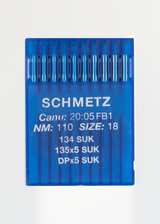 Schmetz Medium Ball Point Straight Stitch Industrial Machine Needles - 134 SUK, 135x5 SUK, DPx5 SUK - 10/Pack
