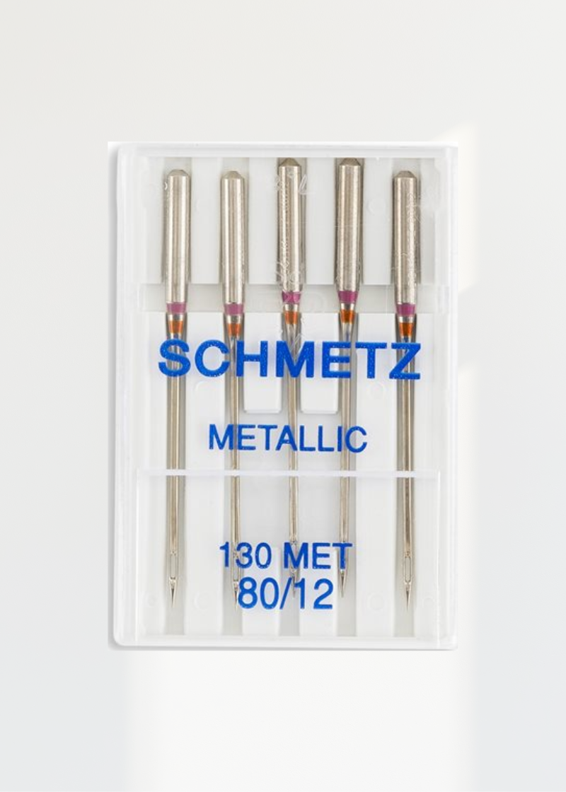Schmetz Metallic Home Machine Needles - 15x1, 130 MET - 5/Pack