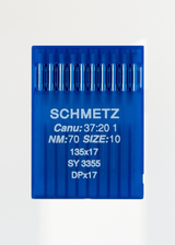 Schmetz Regular Point Industrial Machine Needles - 135x17, SY 3355, DPx17 - 10/Pack
