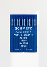 Schmetz Regular Point Industrial Machine Needles - 134 (R),135x5, 135x7, 135x25, DPx5 - 10/Pack