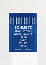 Schmetz Regular Point Industrial Machine Needles - 134 (R),135x5, 135x7, 135x25, DPx5 - 10/Pack