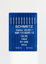Schmetz Regular Point Industrial Machine Needles - 134 (R),135x5, 135x7, 135x25, DPx5 - 10/Pack