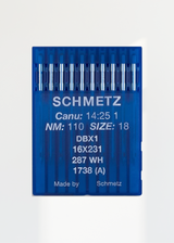 Schmetz Regular Point Industrial Machine Needles - DBx1, 16x231, 287 WH, 1738 (A) - 10/Pack