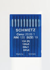 Schmetz Regular Point Industrial Machine Needles - 134 (R),135x5, 135x7, 135x25, DPx5 - 10/Pack