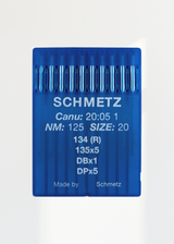 Schmetz Regular Point Industrial Machine Needles - 134 (R),135x5, 135x7, 135x25, DPx5 - 10/Pack