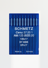 Schmetz Regular Point Industrial Machine Needles - 135x17, SY 3355, DPx17 - 10/Pack