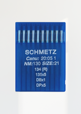 Schmetz Regular Point Industrial Machine Needles - 134 (R),135x5, 135x7, 135x25, DPx5 - 10/Pack