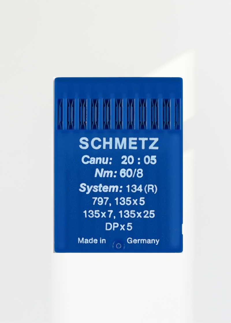 Schmetz Regular Point Industrial Machine Needles - 134 (R),135x5, 135x7, 135x25, DPx5 - 10/Pack