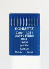 Schmetz Regular Point Industrial Machine Needles - DBx1, 16x231, 287 WH, 1738 (A) - 10/Pack