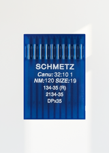 Schmetz Regular Point Straight Stitch Industrial Machine Needles - 134-35 (R), 2134-35, DPx35 - 10/Pack