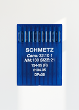 Schmetz Regular Point Straight Stitch Industrial Machine Needles - 134-35 (R), 2134-35, DPx35 - 10/Pack