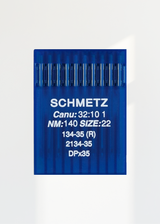 Schmetz Regular Point Straight Stitch Industrial Machine Needles - 134-35 (R), 2134-35, DPx35 - 10/Pack