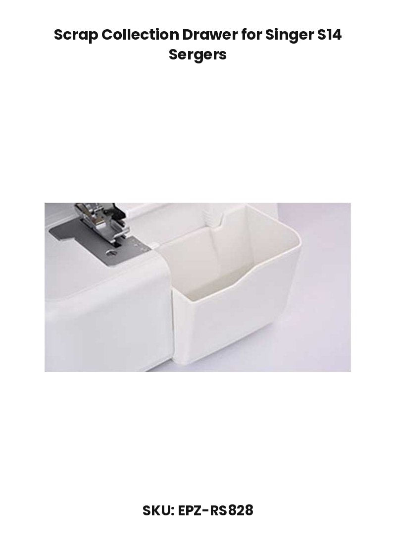 Scrap Collection Drawer for Singer S14 Sergers