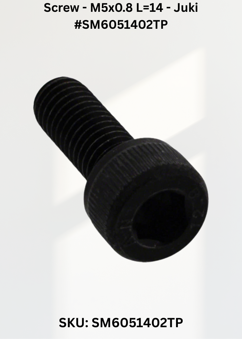 Screw - M5x0.8 L=14 - Juki #SM6051402TP