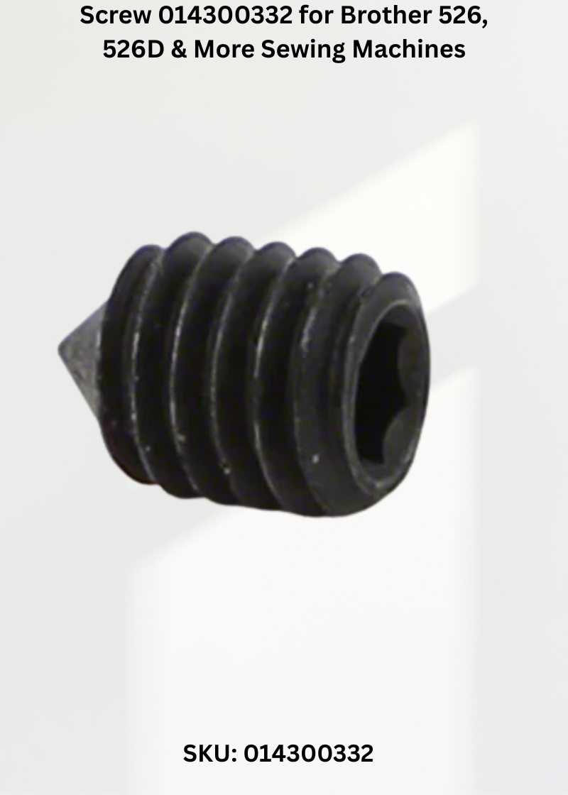 Screw — Fits Brother 526, 526D, 546D, 626D & more