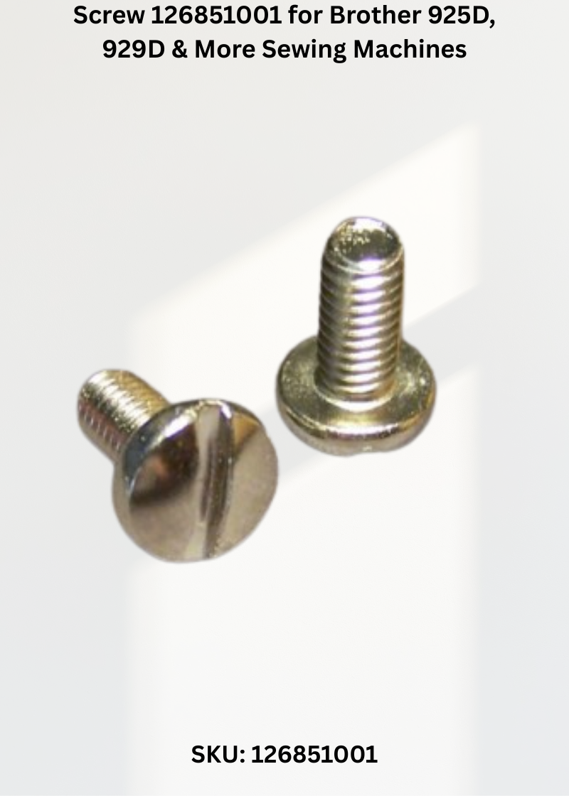 Screw 126851001 — Fits Brother 925D, 929D, 934D, 935D & more